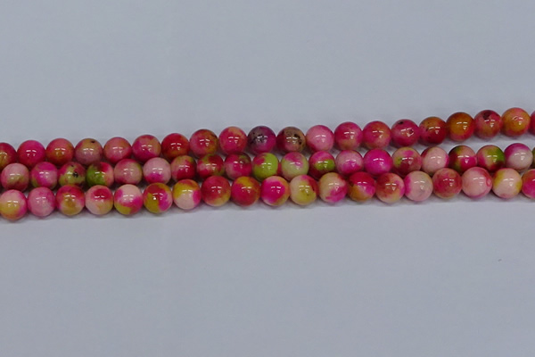 CMJ515 15.5 inches 10mm round rainbow jade beads wholesale