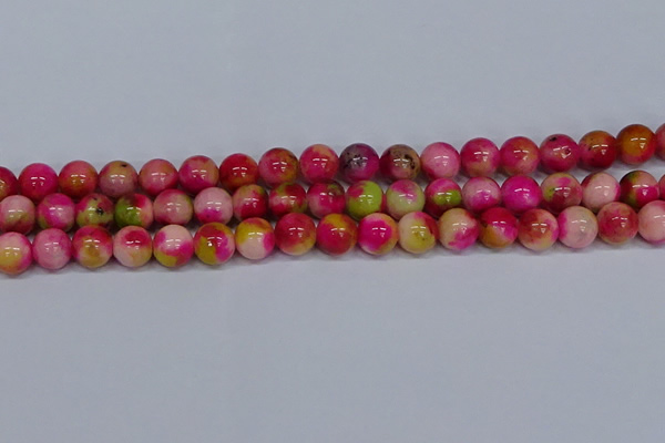 CMJ516 15.5 inches 12mm round rainbow jade beads wholesale