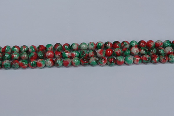 CMJ535 15.5 inches 8mm round rainbow jade beads wholesale