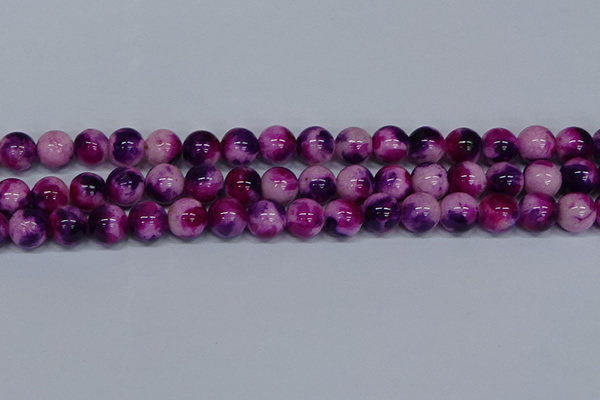 CMJ586 15.5 inches 12mm round rainbow jade beads wholesale