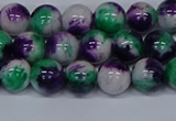 CMJ598 15.5 inches 8mm round rainbow jade beads wholesale