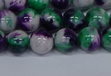 CMJ599 15.5 inches 10mm round rainbow jade beads wholesale