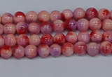 CMJ617 15.5 inches 4mm round rainbow jade beads wholesale