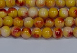 CMJ646 15.5 inches 6mm round rainbow jade beads wholesale