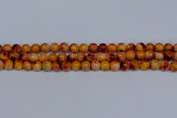 CMJ648 15.5 inches 10mm round rainbow jade beads wholesale
