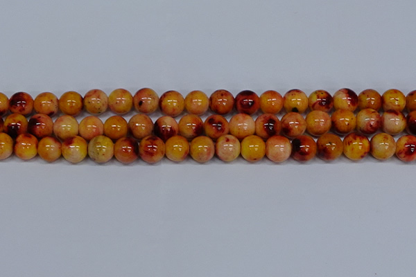 CMJ649 15.5 inches 12mm round rainbow jade beads wholesale