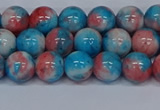 CMJ661 15.5 inches 8mm round rainbow jade beads wholesale