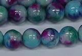 CMJ691 15.5 inches 12mm round rainbow jade beads wholesale