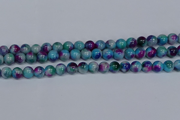 CMJ691 15.5 inches 12mm round rainbow jade beads wholesale