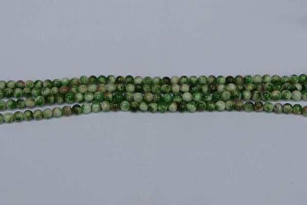 CMJ701 15.5 inches 4mm round rainbow jade beads wholesale