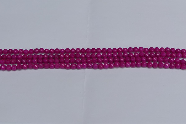 CMJ78 15.5 inches 4mm round Mashan jade beads wholesale