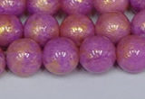 CMJ922 15.5 inches 8mm round Mashan jade beads wholesale