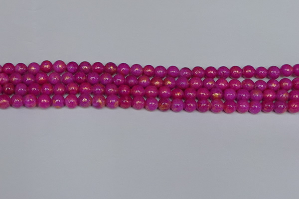 CMJ925 15.5 inches 4mm round Mashan jade beads wholesale