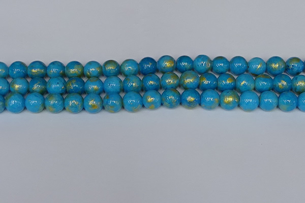 CMJ952 15.5 inches 8mm round Mashan jade beads wholesale