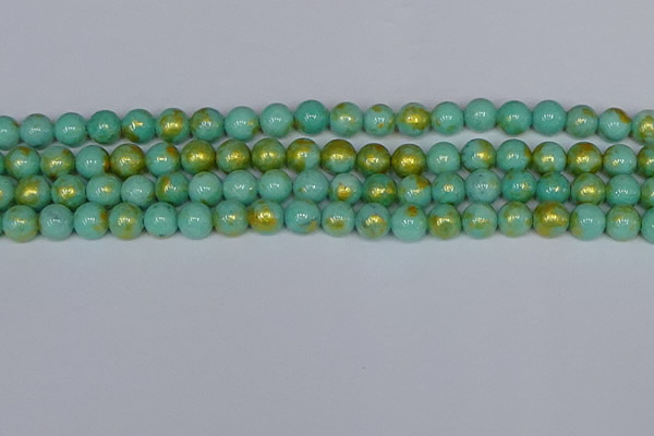 CMJ971 15.5 inches 6mm round Mashan jade beads wholesale