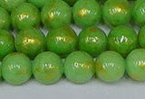 CMJ976 15.5 inches 6mm round Mashan jade beads wholesale