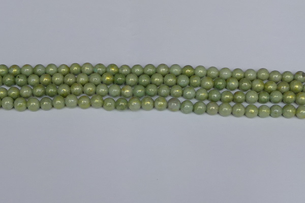 CMJ980 15.5 inches 4mm round Mashan jade beads wholesale