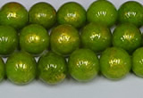 CMJ986 15.5 inches 6mm round Mashan jade beads wholesale