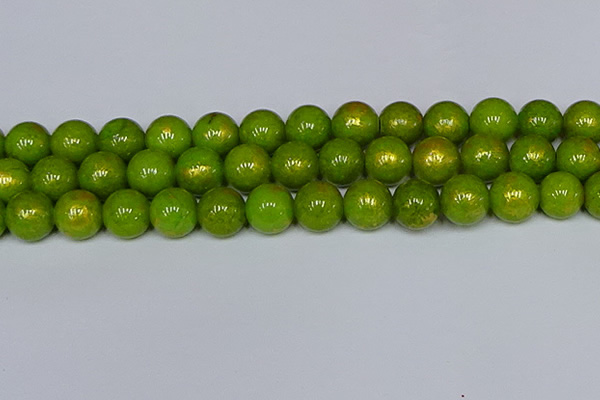 CMJ989 15.5 inches 12mm round Mashan jade beads wholesale