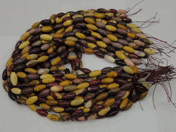 CMK66 15.5 inches 10*20mm rice mookaite gemstone beads wholesale