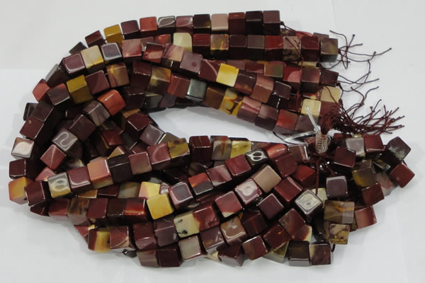 CMK71 15.5 inches 10*10mm cube mookaite gemstone beads wholesale