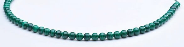 CMN03 A grade round 5mm natural malachite beads Wholesale