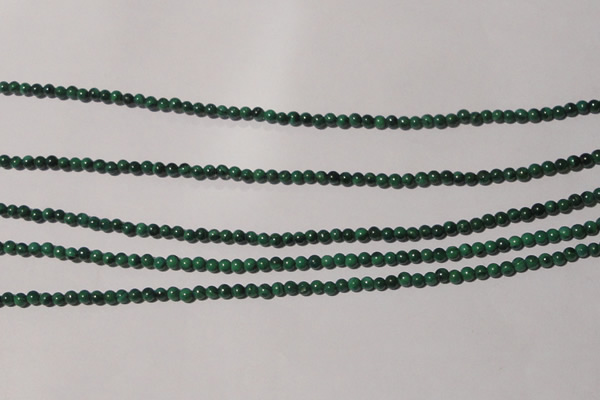 CMN200 15.5 inches 2mm round natural malachite beads wholesale