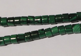 CMN235 15.5 inches 4*6mm heishi natural malachite beads wholesale