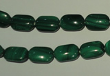 CMN303 15.5 inches 8*12mm rectangle natural malachite beads wholesale