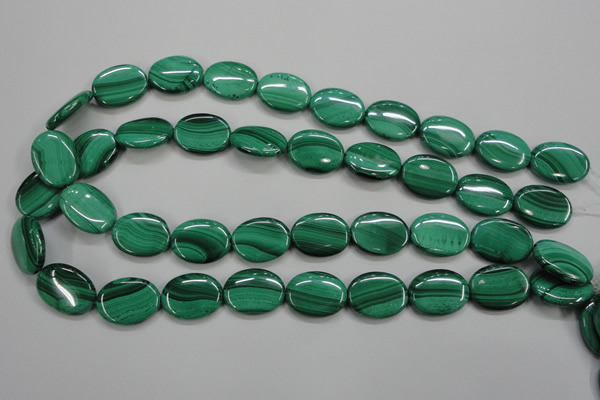 CMN435 15.5 inches 15*20mm oval natural malachite beads wholesale