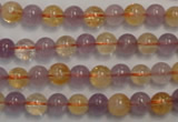 CMQ215 15.5 inches 6mm round multicolor quartz gemstone beads