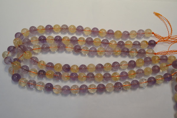 CMQ217 15.5 inches 10mm round multicolor quartz gemstone beads