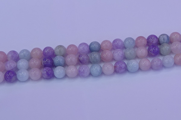 CMQ353 15.5 inches 10mm round mixed quartz beads wholesale