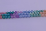 CMQ403 15.5 inches 10mm round mixed quartz beads wholesale