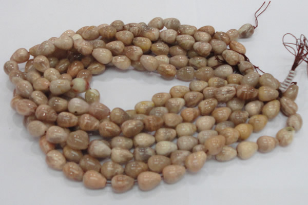CMS10 15.5 inches 10*14mm teardrop moonstone gemstone beads wholesale