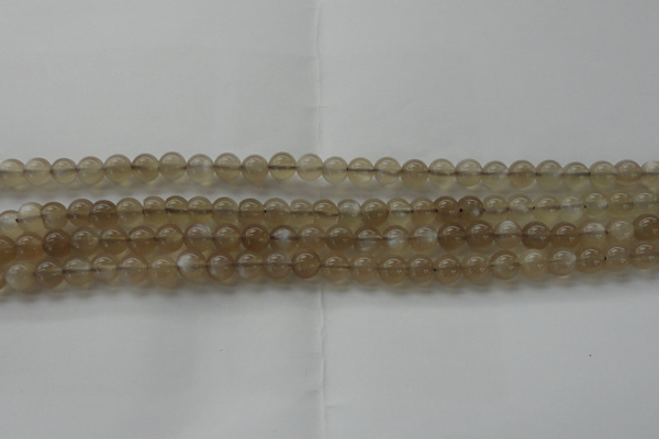 CMS1064 15.5 inches 6mm round grey moonstone beads wholesale