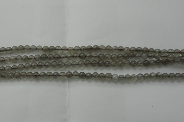 CMS1070 15.5 inches 4mm round grey moonstone beads wholesale