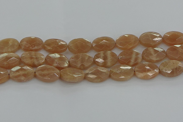 CMS1108 15.5 inches 15*20mm faceted oval moonstone gemstone beads