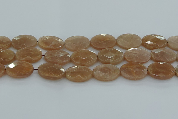 CMS1109 15.5 inches 18*25mm faceted oval moonstone gemstone beads
