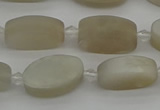 CMS1140 15.5 inches 10*16mm oval moonstone gemstone beads