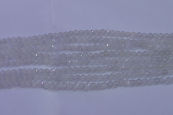 CMS1200 15.5 inches 4mm faceted round white moonstone beads