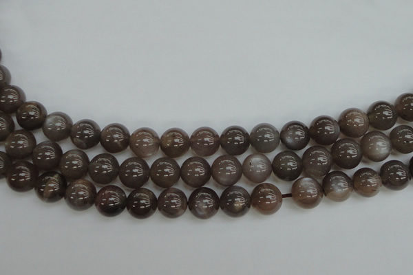 CMS142 15.5 inches 8mm round natural grey moonstone beads