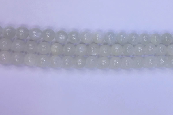 CMS1487 15.5 inches 8mm round white moonstone beads wholesale