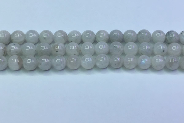 CMS1491 15.5 inches 8mm round white moonstone beads wholesale