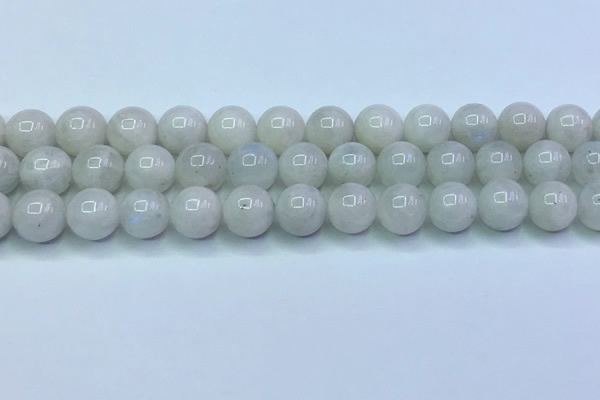 CMS1492 15.5 inches 10mm round white moonstone beads wholesale