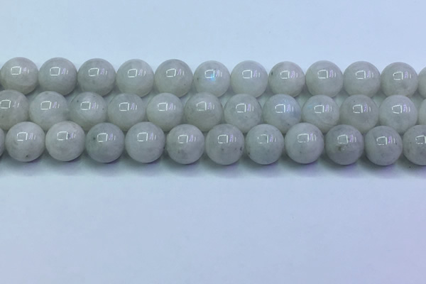 CMS1493 15.5 inches 12mm round white moonstone beads wholesale