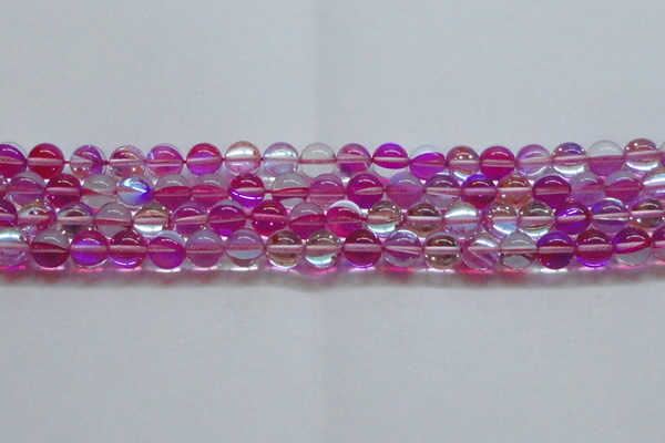 CMS1543 15.5 inches 10mm round synthetic moonstone beads wholesale