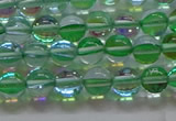 CMS1601 15.5 inches 6mm round synthetic moonstone beads wholesale