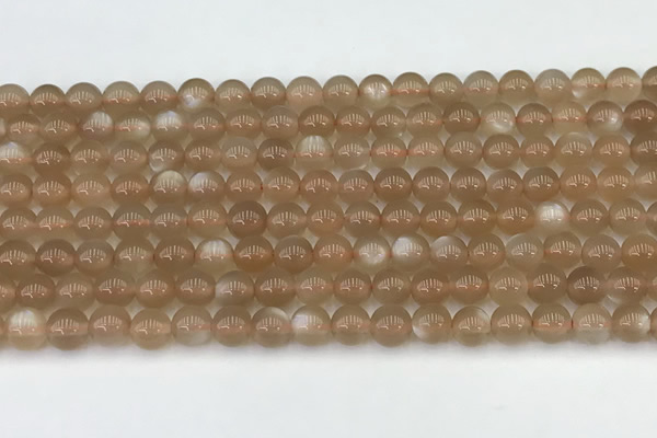 CMS1956 15.5 inches 5mm round natural moonstone gemstone beads