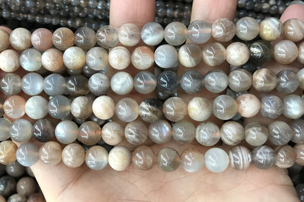 CMS2060 15.5 inches 8mm round moonstone gemstone beads